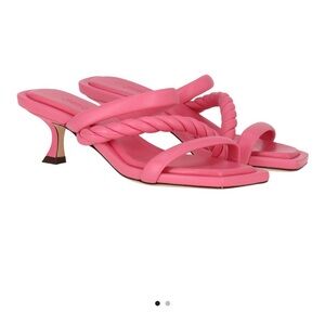 Jimmy Choo Diosa 50 Leather Sandal Bubblegum Pink